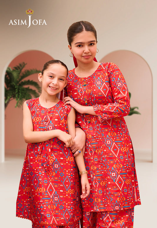 AJGLP-02 PRINTED ARABIC LAWN 2 PCS