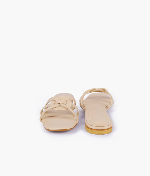 RTW Creation - Casual beige slip-on