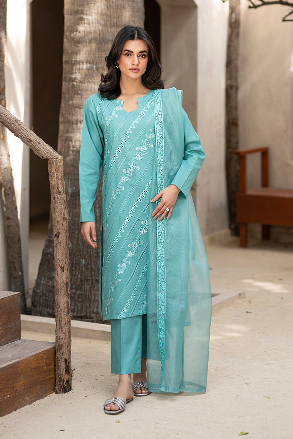 Lamara by Maan Official Stitched 3 Piece Lawn Collection'2025-Ilana