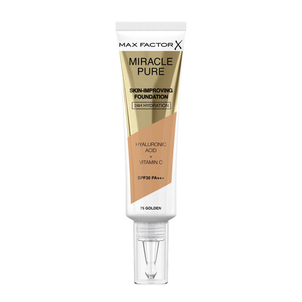 Maxfactor Miracle Pure Skin Improving Foundation 24H Hydration Spf 30 75 Golden 30 Ml