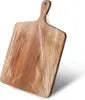 Wood Cutting Board Charcuterie Board with Handle Laser Engraving