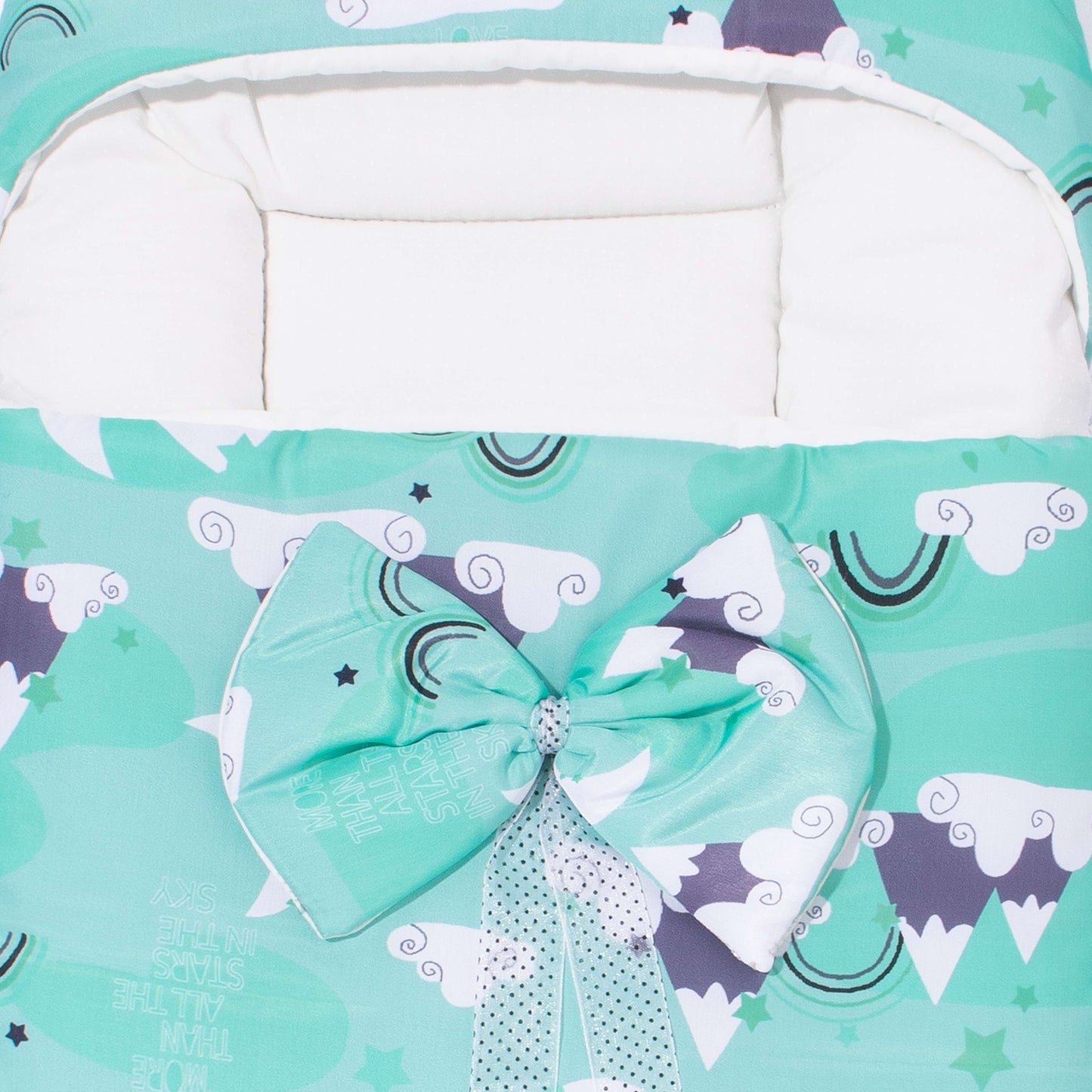 Baby Unisex 2 Piece Carrynest Green Bow All Stars in the Sky