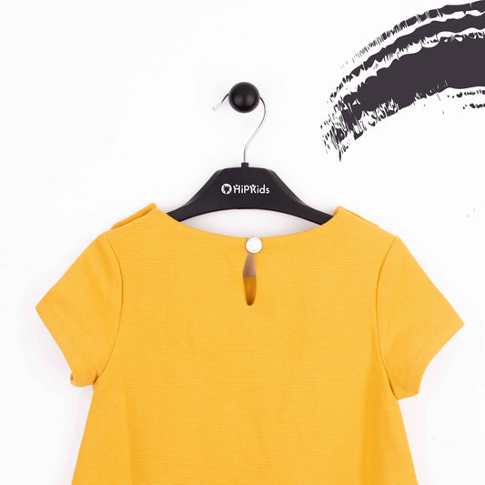 OKD Girl Mustard Log Top