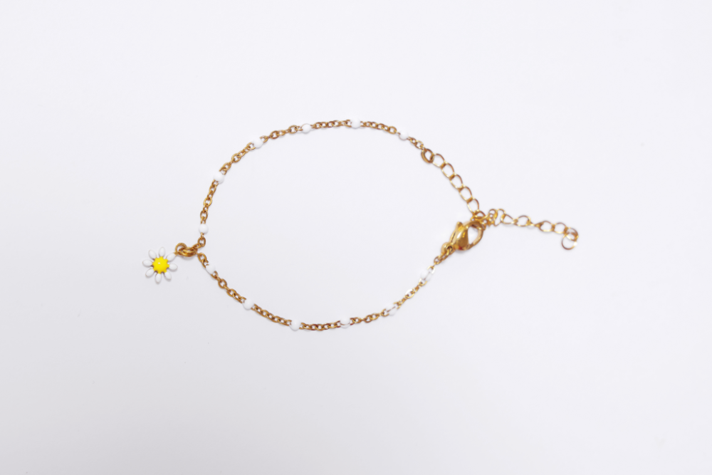 Sage Flower Bracelet