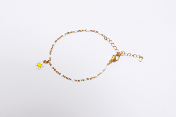 Sage Flower Bracelet