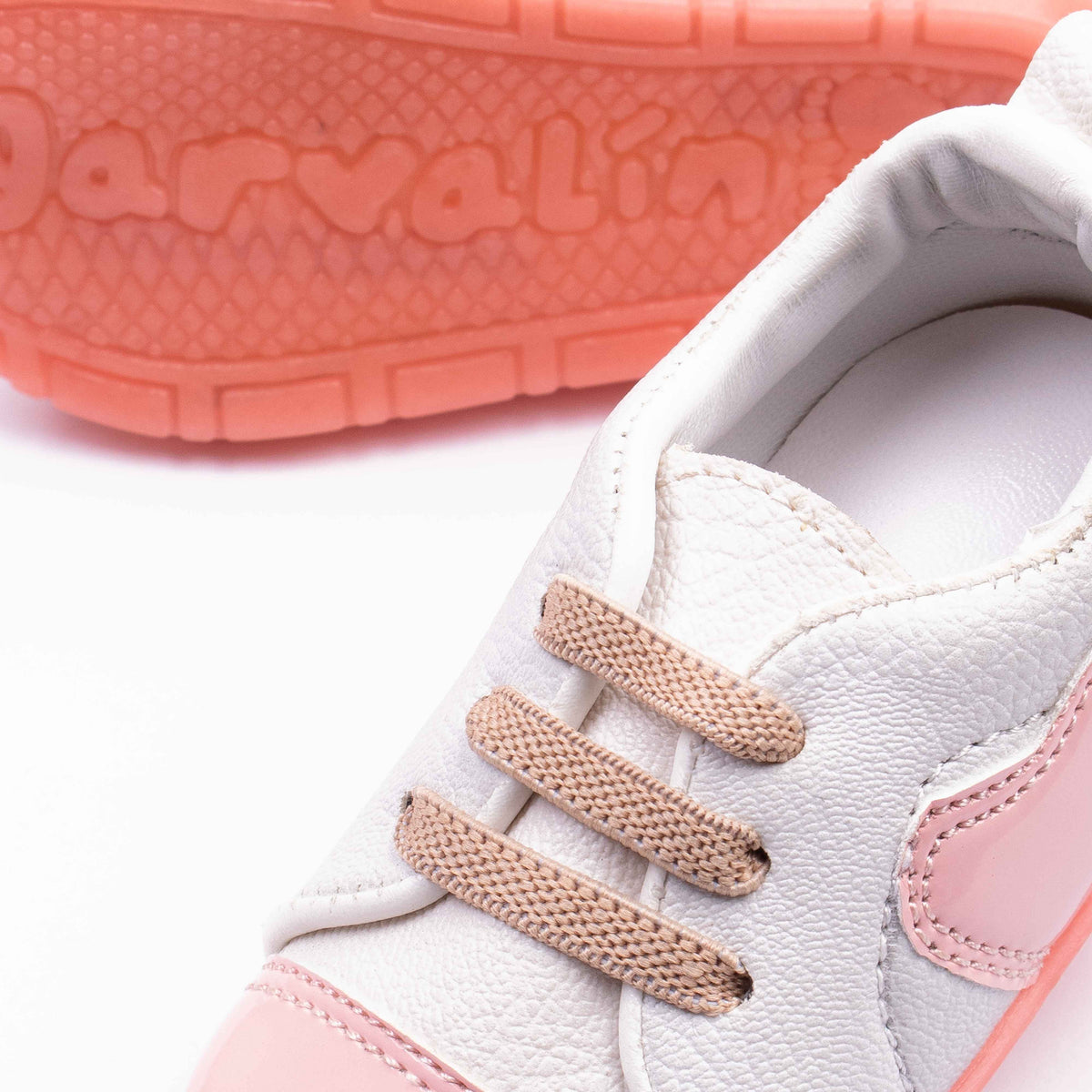 Baby Girl Pink Heart Shoes Pre-walker