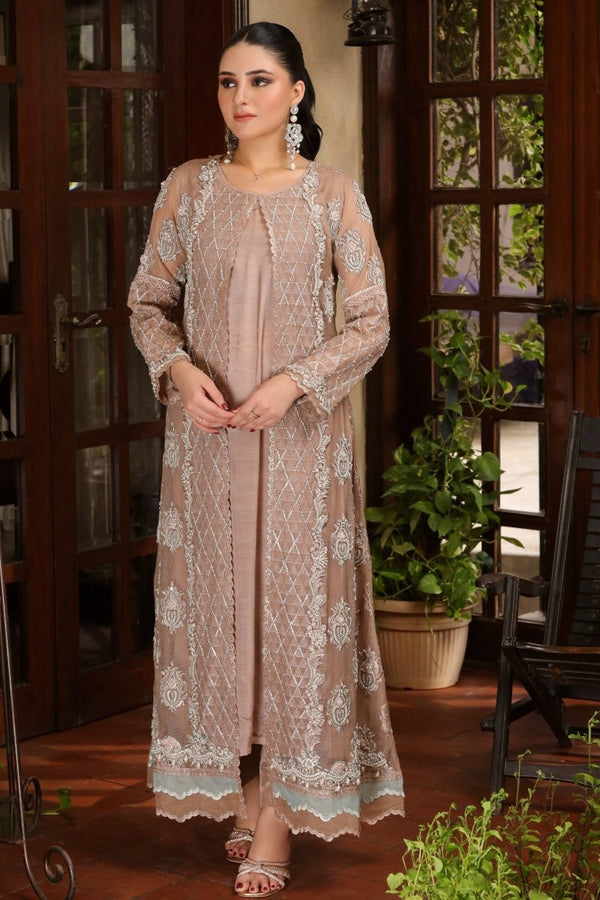 Manahils Stitched Formals K-194-Roseate Elegance