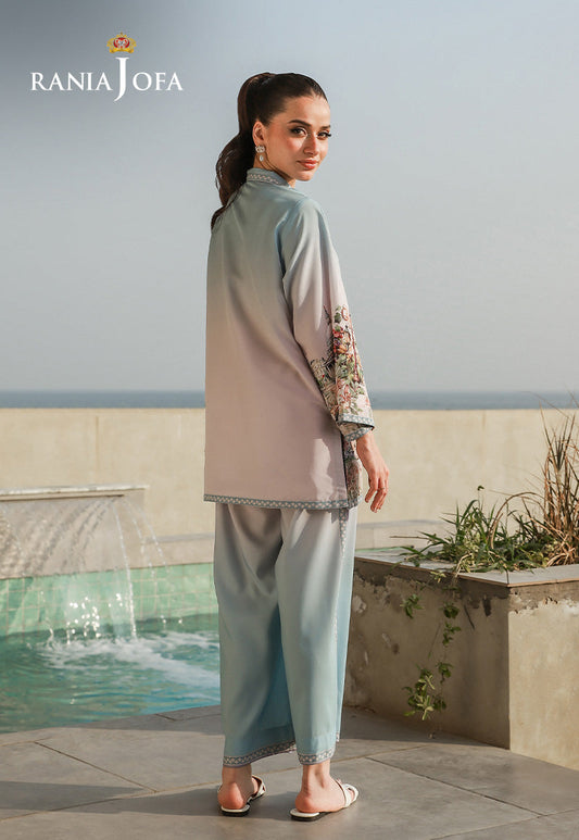 RARE-06 STITCHED PRINTED LAWN 2 PCS