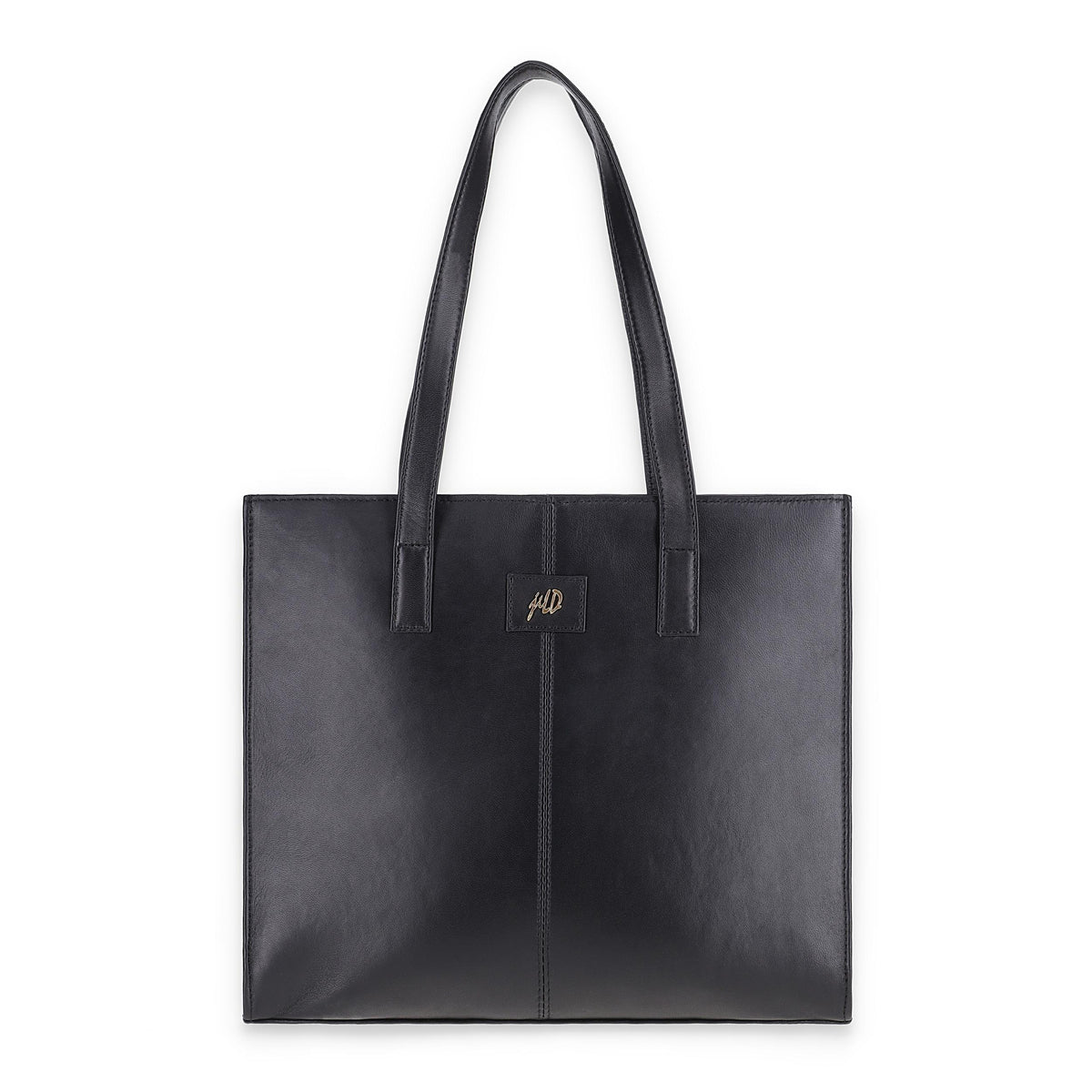 Everyday Women's Leather Zipper Tote Bag-Black