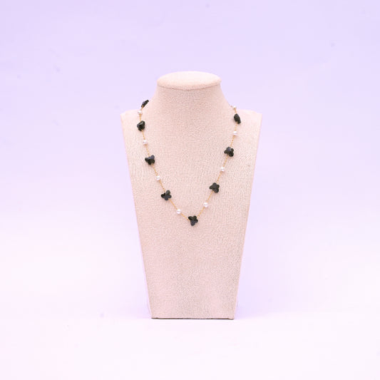 Butterfly Kisses Necklace Blue