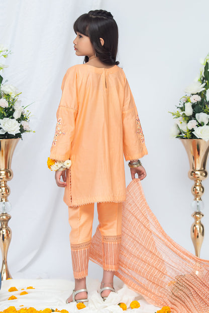 3PCS Jacquard Suit Shirt, Dupatta & Cotton Trouser SKU: EMB-035