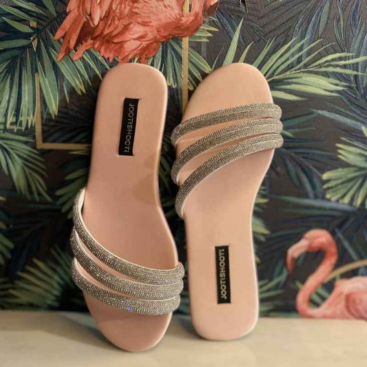 Baby Pink Lovestruck Slides