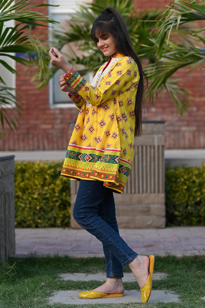PRINTED FROCK SKU: PFRK-003