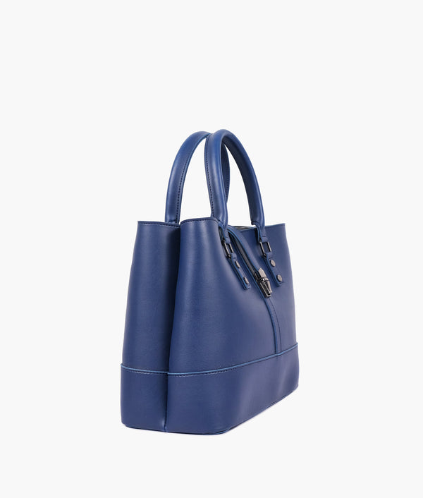 RTW Creation - Blue multi-compartment shoulder bag