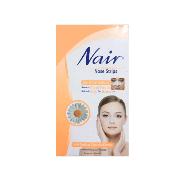 Nair Nose Strips With Soothing Camomile Extracts 6s