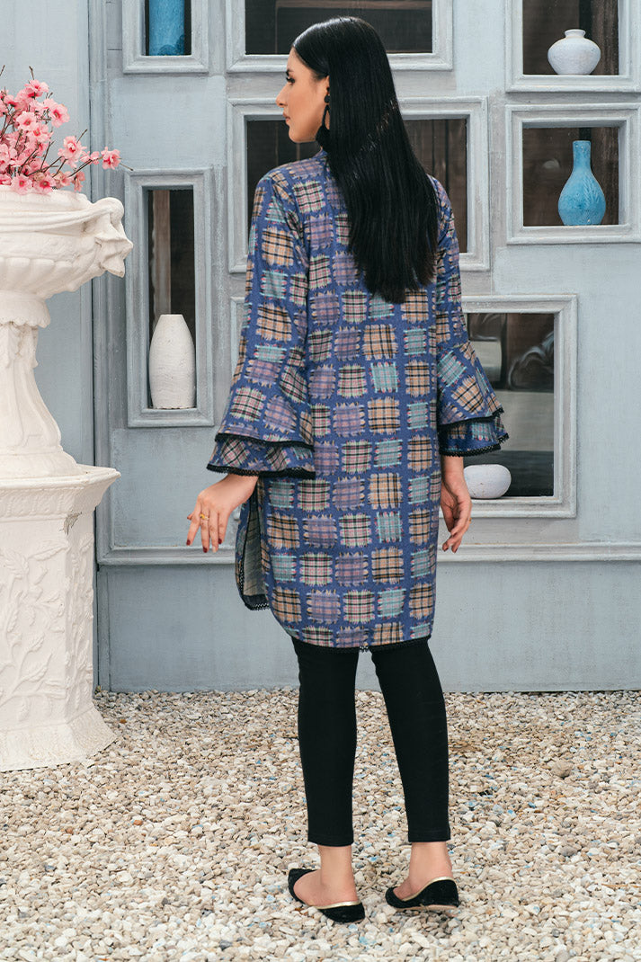 Printed Tunic Kurta with Lace FRK-058