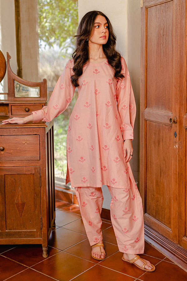 Aashna By Mannat Clothing Stitched Collection-Blush Pink