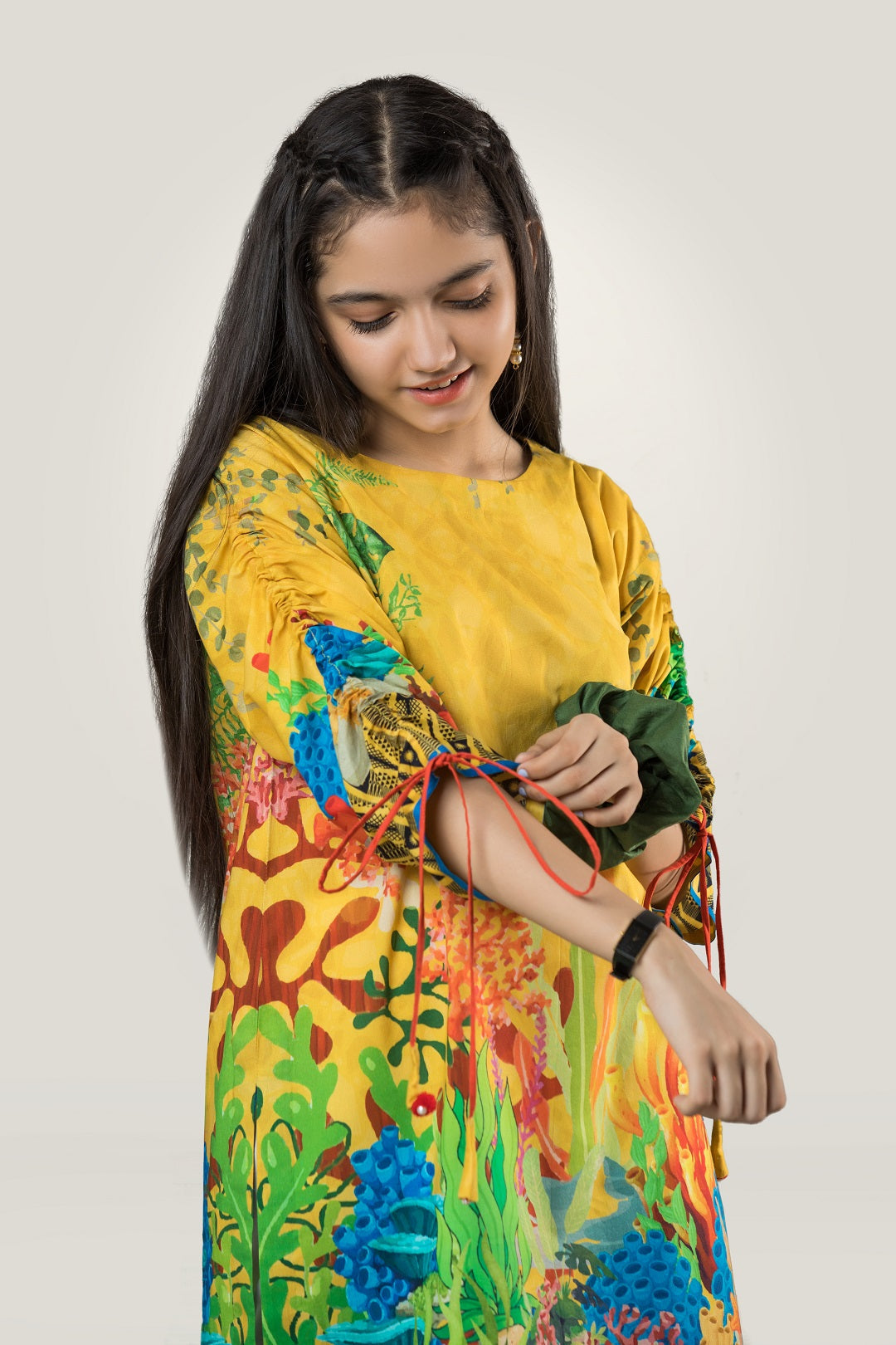 PRKT-042 POP ART Digital Printed Lawn Shirt & Cotton Trouser