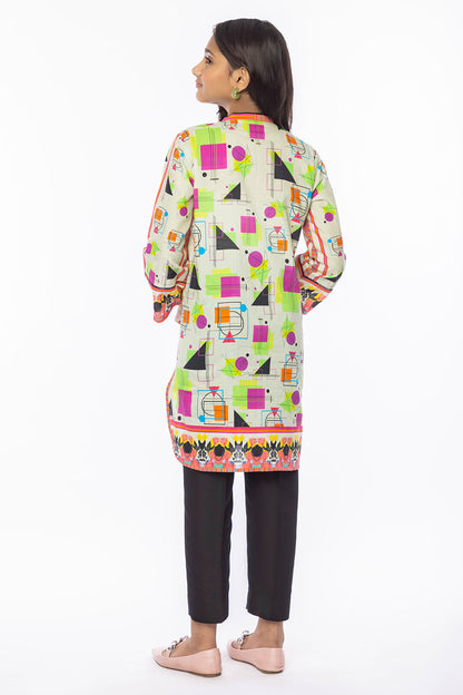 01 PCS Digital Printed Lawn Kurti SKU: MAC-028