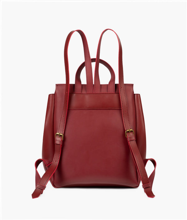 RTW Creation - Maroon mini backpack