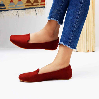 Ruby Red Loafers