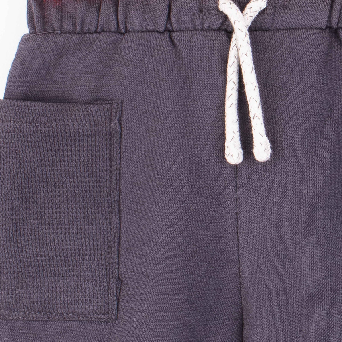 C.A Baby Boy Charcoal Cotton Jersey Shorts