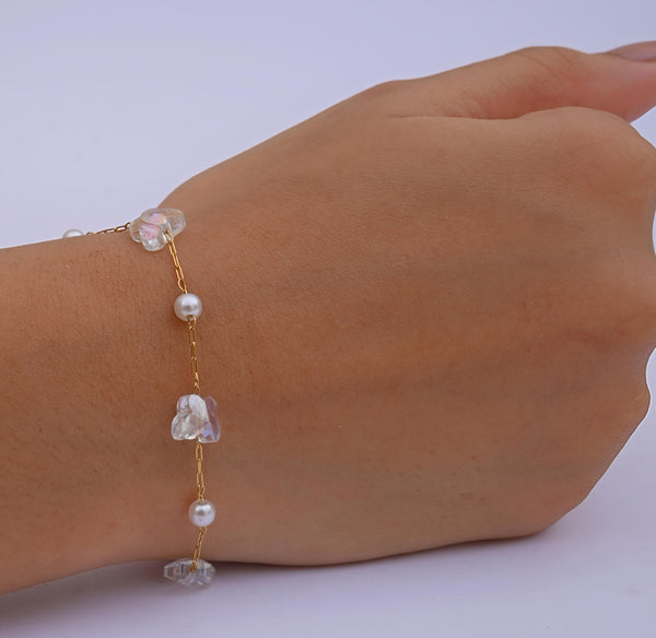 Butterfly Kisses Bracelet Crystal