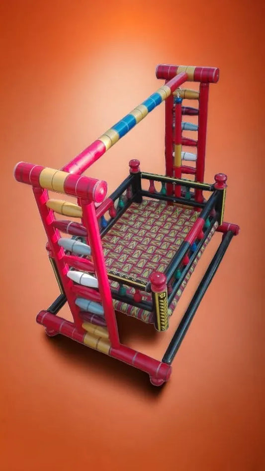 Chinioti wooden baby swing