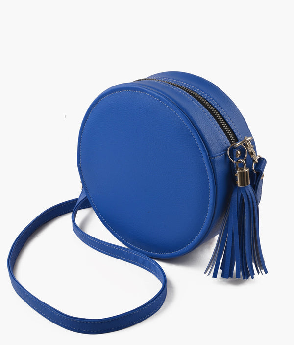 RTW Creation - Blue circle cross-body bag