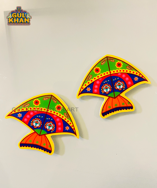 Green Kite Acrylic Fridge Magnet