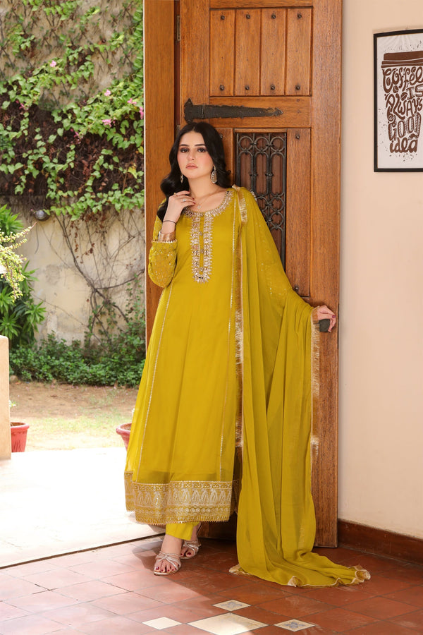 Manahils Stitched Formals Kurti 123