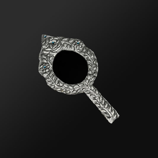 Hand Mirror Silver