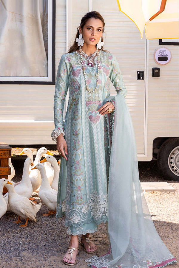 Saira Shakira Unstitched 3 Piece Luxury Lawn Collection'2025-DILARA-A