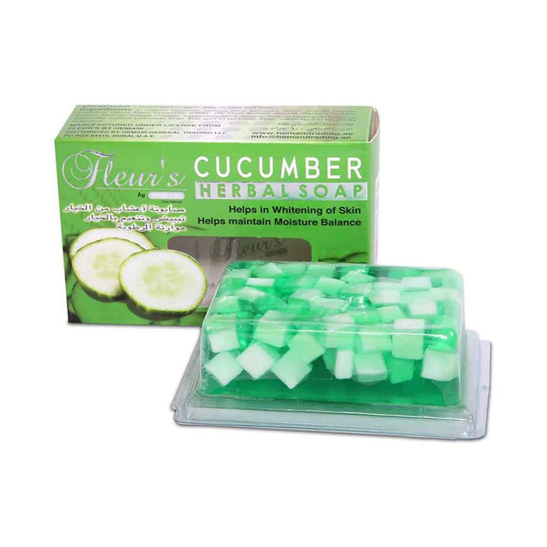 Fleurs Transparent Soap - Cucumber