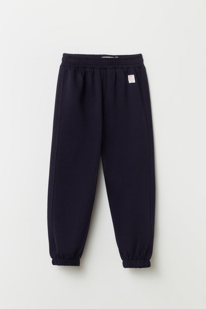 Navy Sfera Branded Jogger Trouser