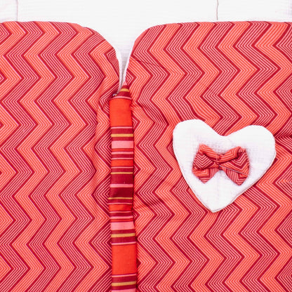 Baby Girl Red Heart Bow Carry nest