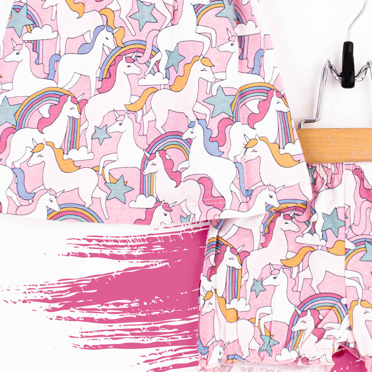 Baby Girl 2 Piece Set Unicorn Print
