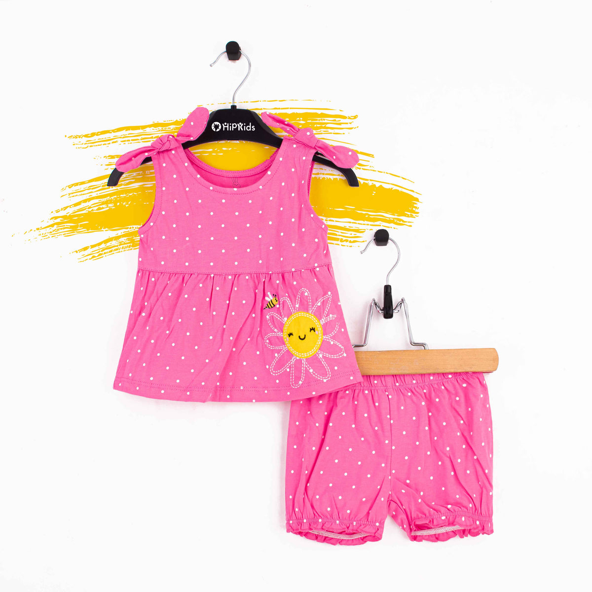 Baby Girl 2 Piece Set Bee and Sun