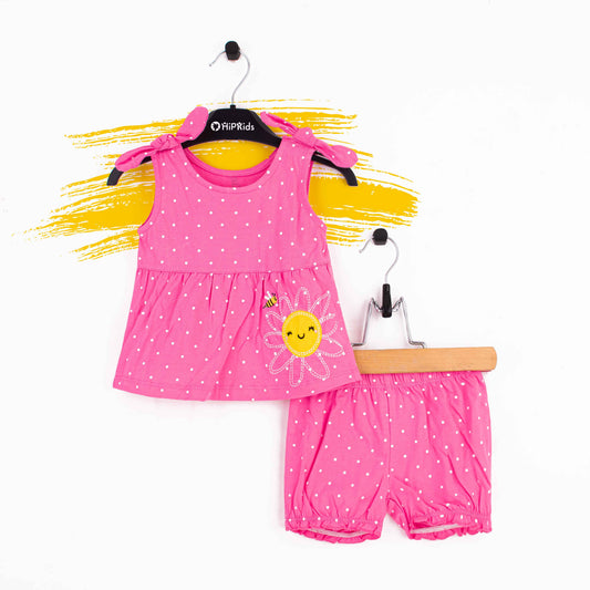 Baby Girl 2 Piece Set Bee and Sun