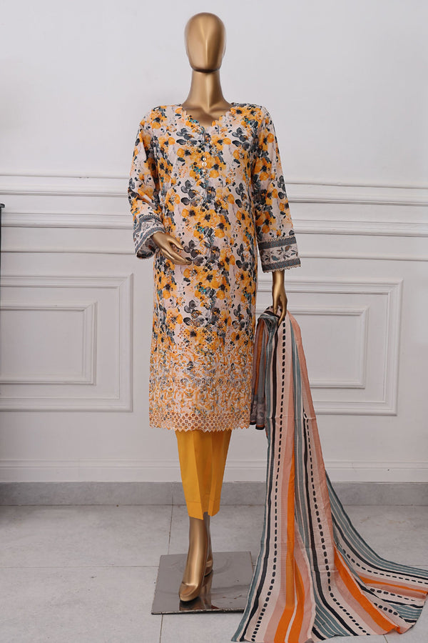 Anmol By HZ Unstitched 3 Piece Emb Chikankari Lawn Collection-ACE-1076