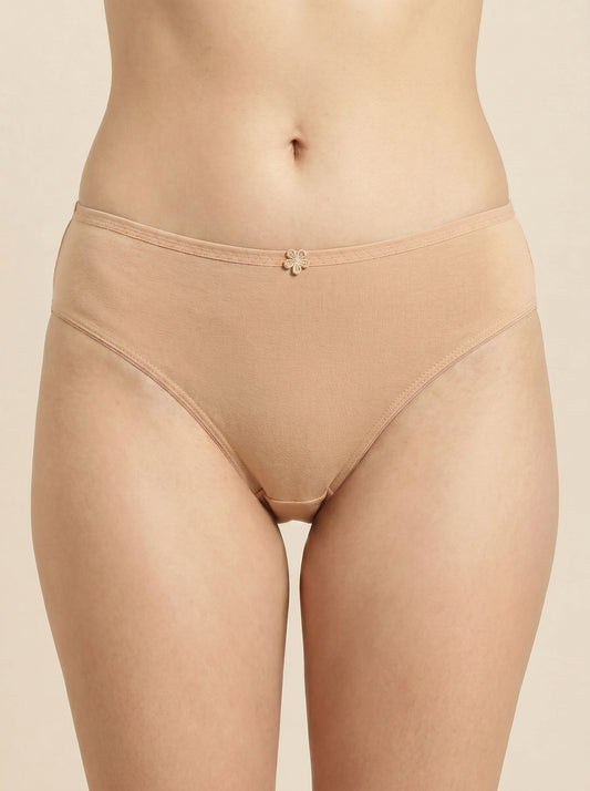 SILKIE Smart Fit, Soft Polyester Jersey Panty, Skin