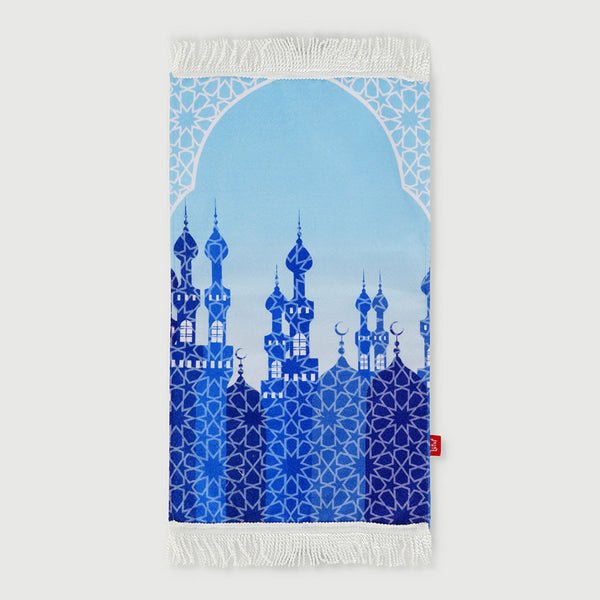 Prayer Mat Digital Print Blue Sky