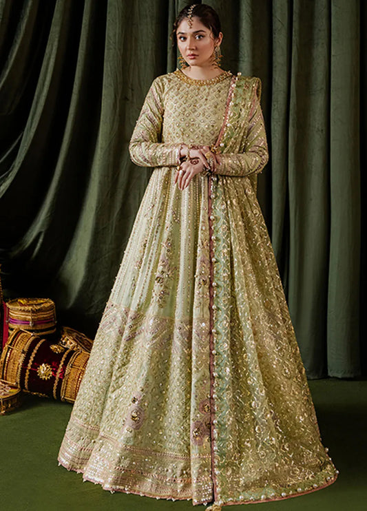 Mohsin Naveed Ranjha Embroidered Raw Silk Suit Unstitched 3 Piece MNR24ZD Mastani - Luxury Collection
