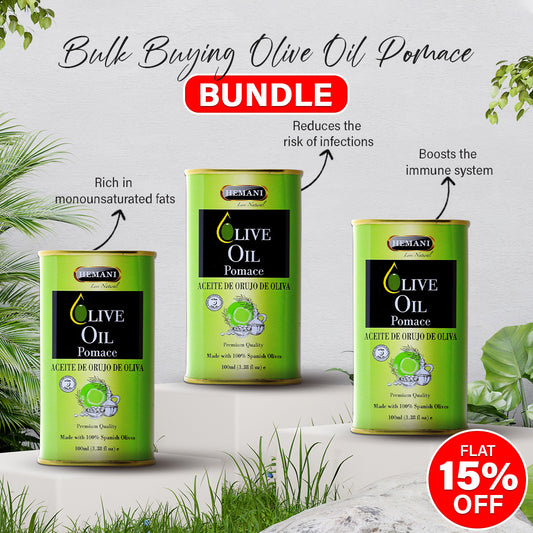 Pack of 3 Olive Oil 100ml (Each)