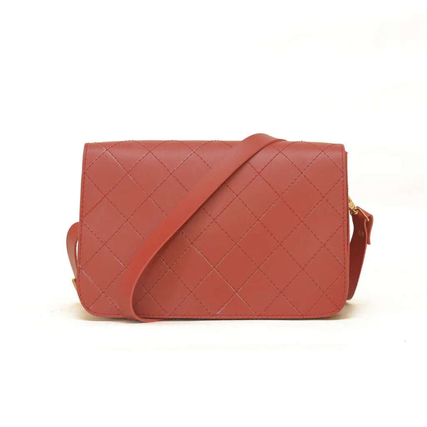 Bag X Cross Stitch Maroon