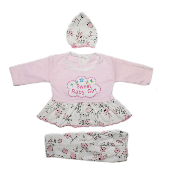 Baby printed/Embroided dress. Age 0 to 06 months. -4