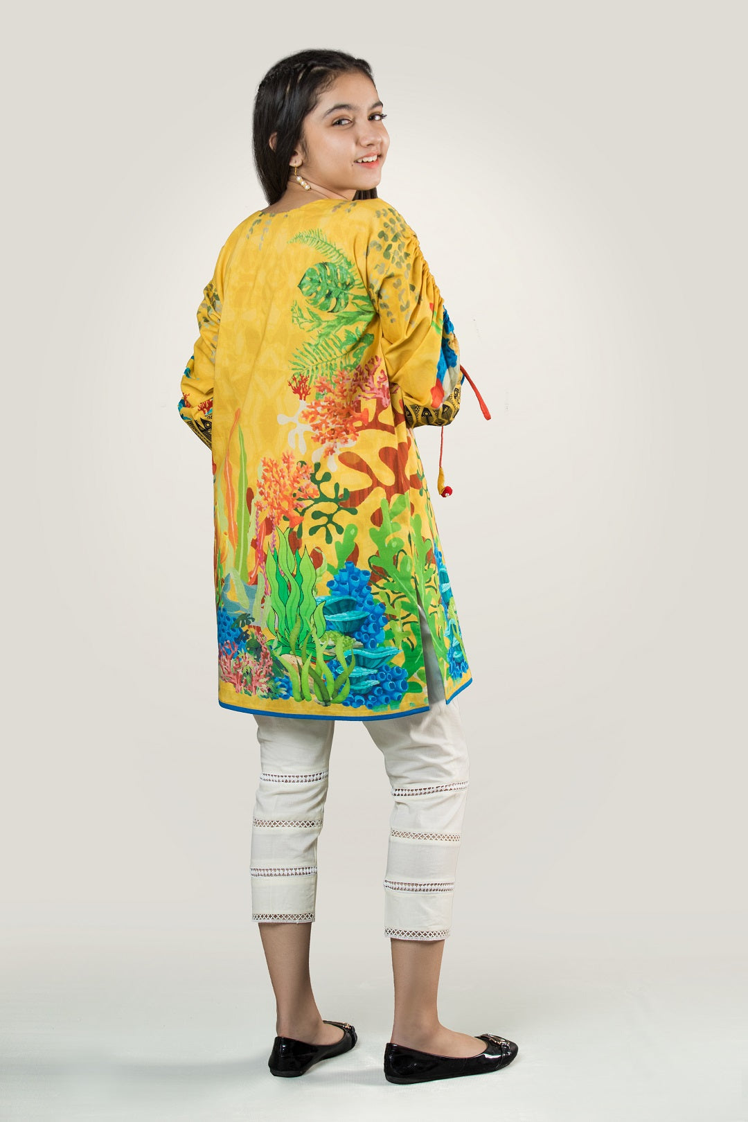 PRKT-042 POP ART Digital Printed Lawn Shirt & Cotton Trouser
