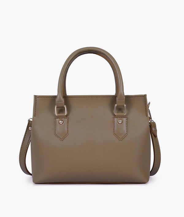 RTW Creation - Coffee small satchel bag