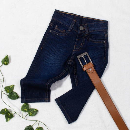 Baby Boy Dark Navy Denim Pant
