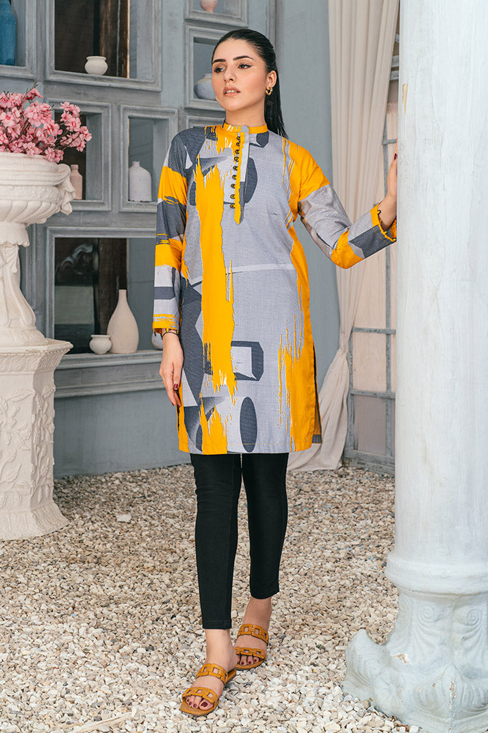 Abstract Printed Tunic Kurta FRK-066